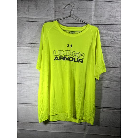 Under Armour Other - Under Armour - Men's Yellow Logo Athletic T-Shirt - Size 2XL
